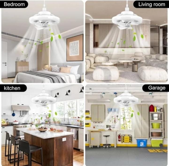 LED Ceiling Fan Light 360 Rotation Ceiling Fan Remote Control Ceiling Fan Acrylic Ceiling Fan